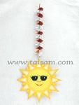 TS79002  METAL TRUN WITH SMILING SUN 